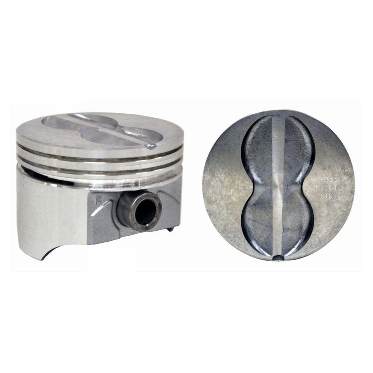 K1534(8)030 Piston and Ring Kit for 1967-1990 Buick, Cadillac, Chevrolet, GMC 5.7L [+0.030 in. Oversize]