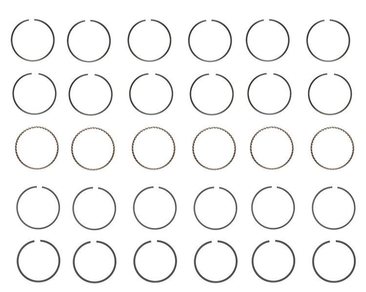 M36856-030 Piston Ring Set for 1963-1983 Ford, Mercury 3.3L, 4.1L [+0.030 in. Oversize]