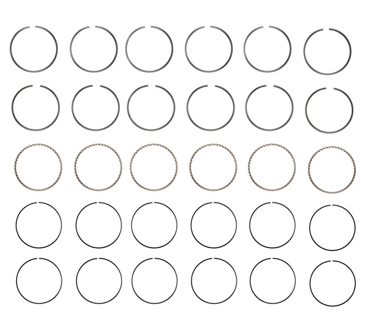 M39516-STD Piston Ring Set for 1990-2010 Ford, Mercury, Mazda 4.0L [Standard Size]