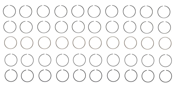 M400110-040 Piston Ring Set for 1994-2003 Dodge 8.0L [+0.040 in. Oversize]