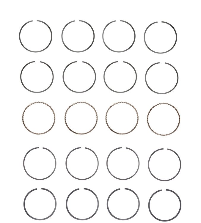 M40054-STD Piston Ring Set for 1978-1993 Chevrolet 2.5L [Standard Size]