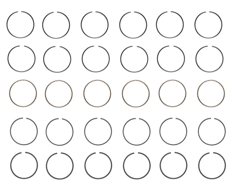 M40056-030 Piston Ring Set for 1985-1995 Chevrolet 4.3L [+0.030 in. Oversize]