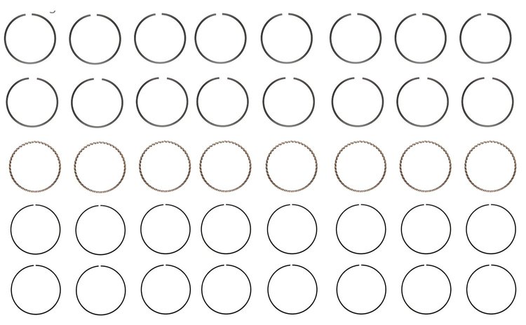M43638-030 Piston Ring Set for 1980-1992 Ford 7.0L [+0.030 in. Oversize]