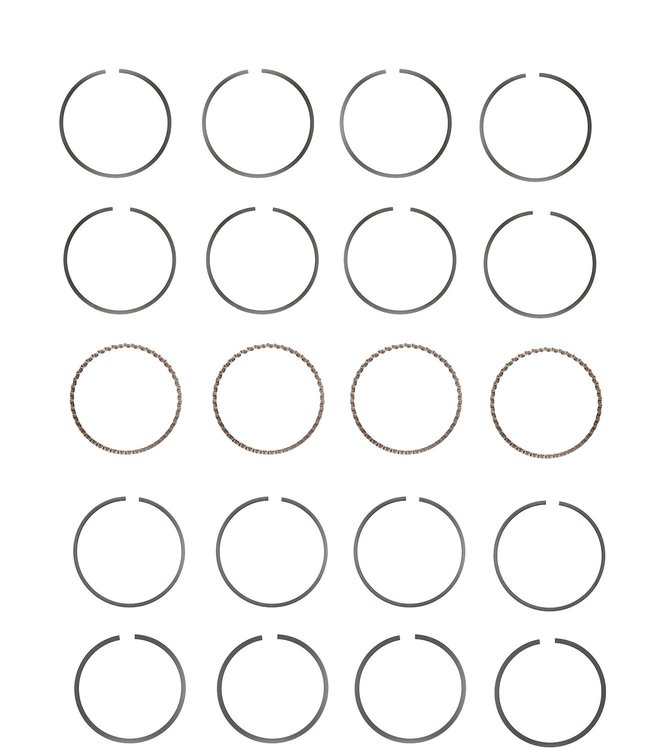 M92134-100 Piston Ring Set for 1987-1995 Buick, Chevrolet, Oldsmobile 2.3L [+0.100 in. Oversize]