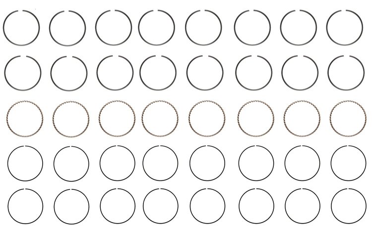 M92218-STD Piston Ring Set for 2011-2016 Ford 5.0L [Standard Size]