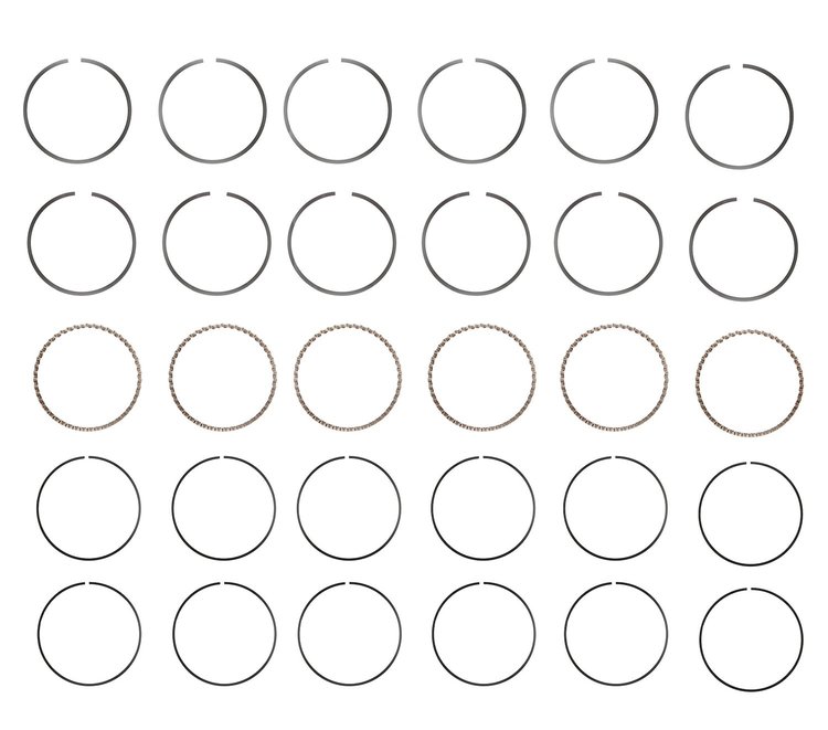 M96816-STD Piston Ring Set for 1988-1995 Ford, Lincoln, Mercury 3.8L [Standard Size]
