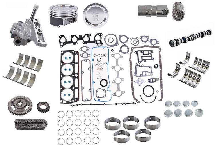 MKC134CP-200 Master Engine Rebuild Kit for GM/Chevrolet, 2.2L 134 [.50/STD/STD]