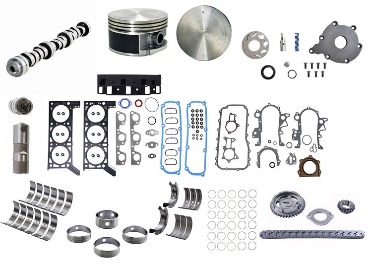 MKJ232BP-210 Master Engine Rebuild Kit for Jeep, 3.8L 232 [.50/010/STD]