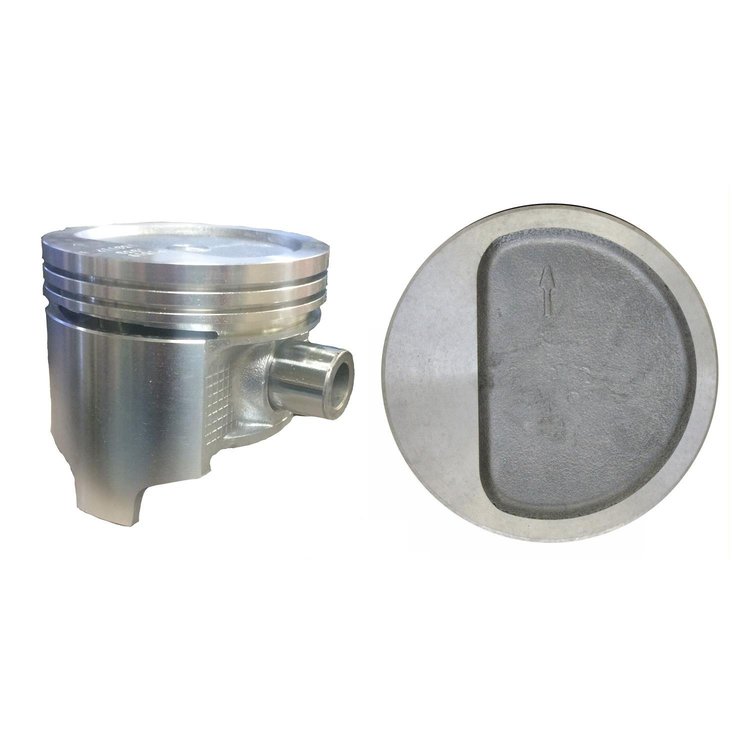 P1519(6)STD Dish Top Piston for 1964-1979 Jeep, American Motors, International 3.8L, 4.2L [Standard Size]