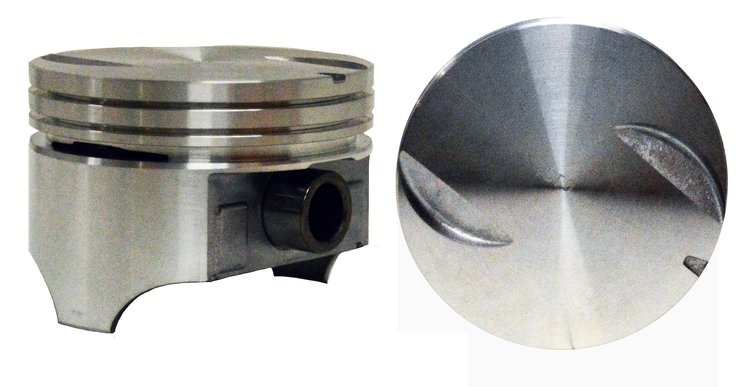 P1545(8)030 Flat Top Piston for 1970-1983 Chevrolet 7.4L [+0.030 in. Oversize]