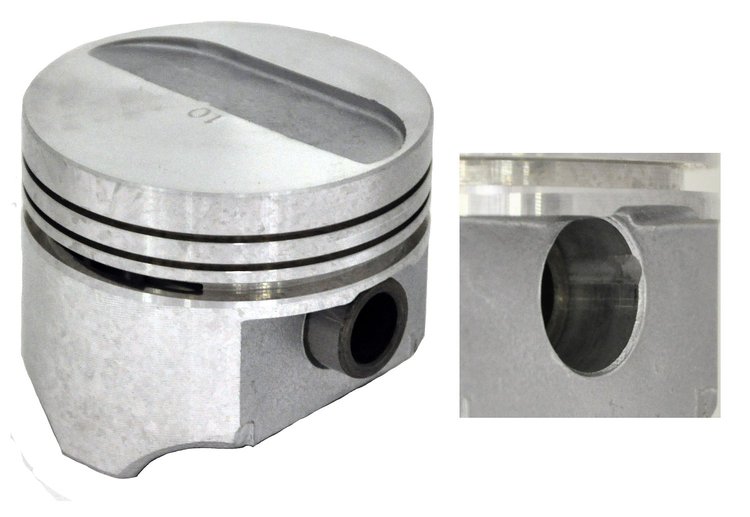 P1574(4).75 Flat Top Piston for 1982-1989 Chrysler, Dodge 2.2L [0.75 mm Undersize]