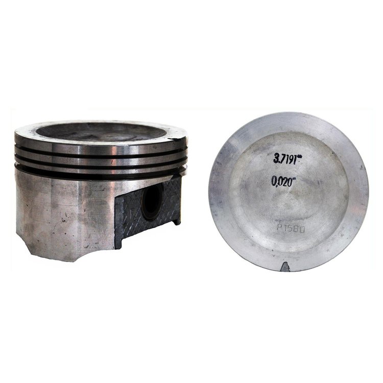 P1580(6)040 Dish Top Piston for 1989-1993 Buick, Oldsmobile, Pontiac 3.3L [+0.040 in. Oversize]