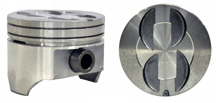 P3008(8)STD Dish Top Piston for 1986-1995 Ford, Lincoln, Mercury 5.0L [Standard Size]