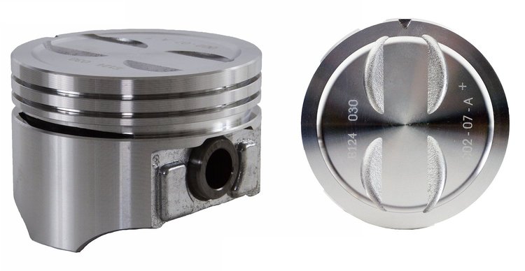 P3042(8)060 Dish Top Piston for 1996-2000 Chevrolet 5.0L [+0.060 in. Oversize]
