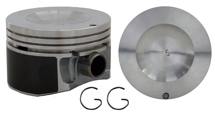 P3091(4)100 Coated Hypereutectic Piston for 1995-1998 Saturn 1.9L [+0.100 in. Oversize]