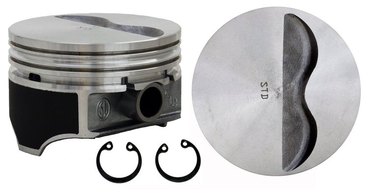 P3093(8)STD Coated Hypereutectic Piston for GM/Chevrolet, 383 ci, P3075 [Standard Size]