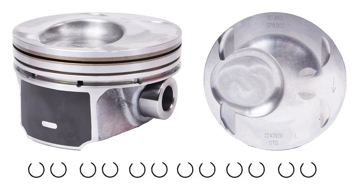 P3520(6).50 Piston for 2012-2020 Ford, Lincoln 3.5L [0.50 mm Undersize]