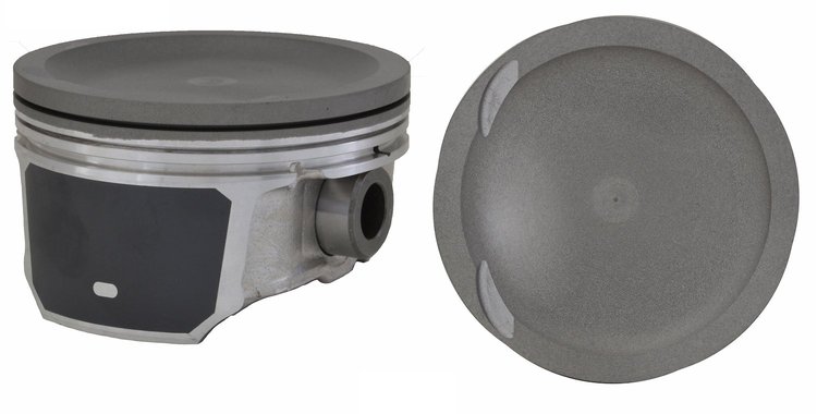 P5062(4)STD Coated Piston for 2003-2009 Ford, Mercury, Mazda 2.3L [Standard Size]