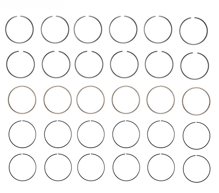 R35056-040 Piston Ring Set for 1978-1979 Chevrolet 3.3L [+0.040 in. Oversize]