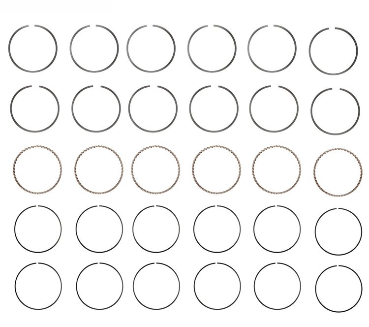 R35666-STD Piston Ring Set for 1953-1967 Chevrolet 3.2L, 3.8L [Standard Size]