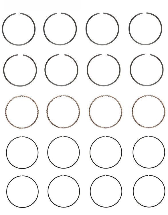 R36854-030 Piston Ring Set for 1980-1994 Ford, Mercury 2.3L, 2.5L, 4.2L [+0.030 in. Oversize]