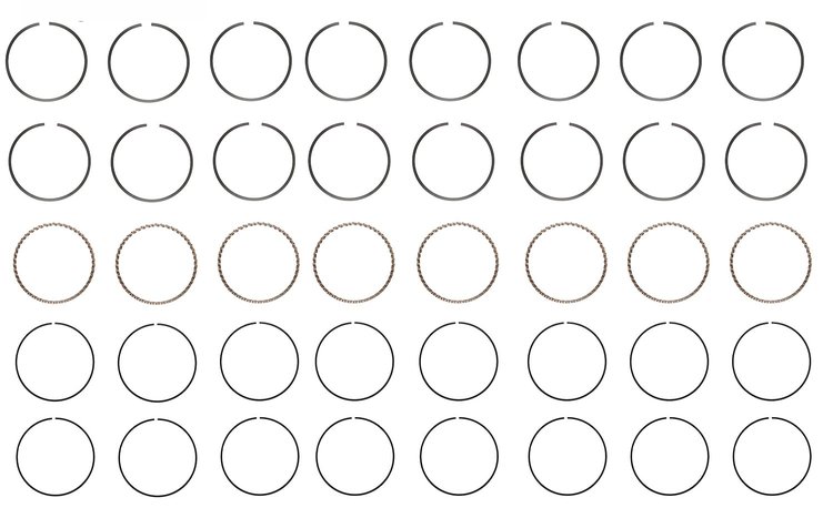 R38058-STD Piston Ring Set for 1987-1988 Chevrolet 5.0L [Standard Size]
