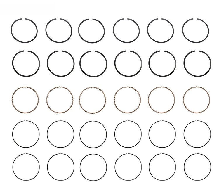 R38856-STD Piston Ring Set for 1963-1984 Chevrolet 3.8L, 4.1L [Standard Size]