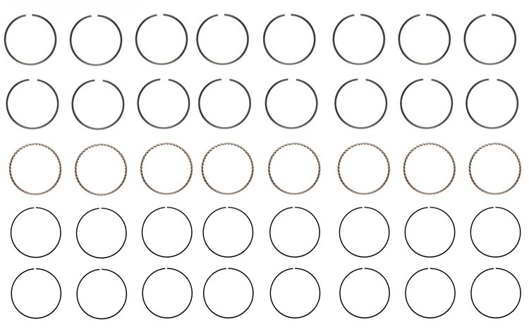 R39118-STD Piston Ring Set for 1992-2003 Dodge 5.2L [Standard Size]