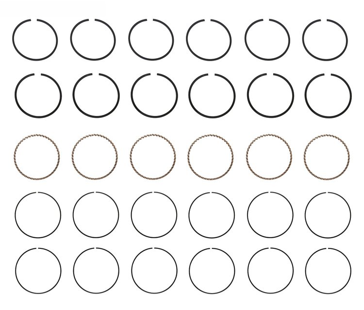 R40056-040 Piston Ring Set for 1985-1995 Chevrolet 4.3L [+0.040 in. Oversize]