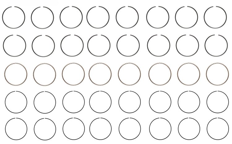R40558-STD Piston Ring Set for 1961-1976 Ford, Mercury 5.9L, 6.4L, 6.7L [Standard Size]