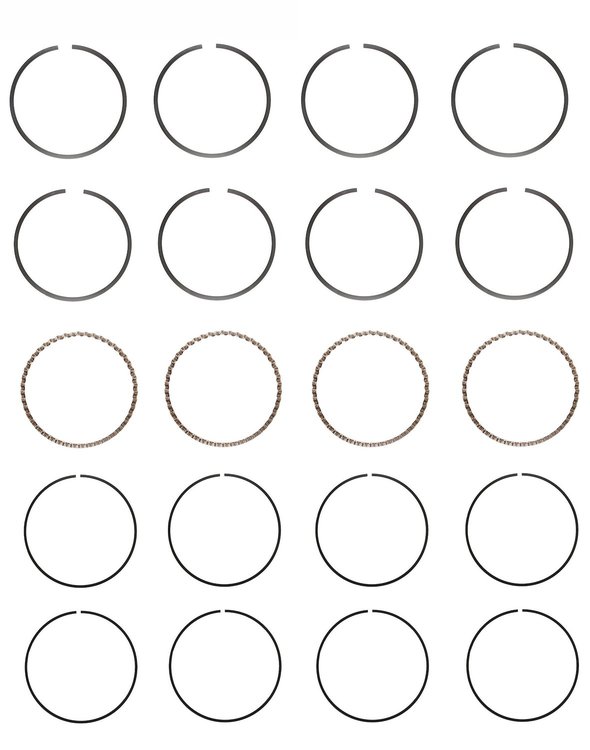 R89134-.50 Piston Ring Set for 1988-2003 Chevrolet 2.0L, 2.2L [0.50 mm Undersize]