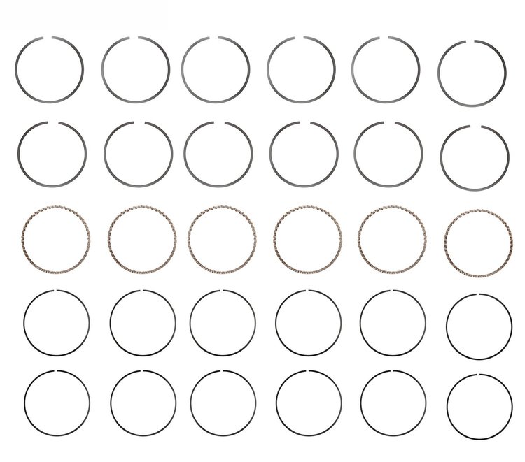 R89156-STD Piston Ring Set for 1986-2000 Ford, Mercury, Mazda 3.0L [Standard Size]