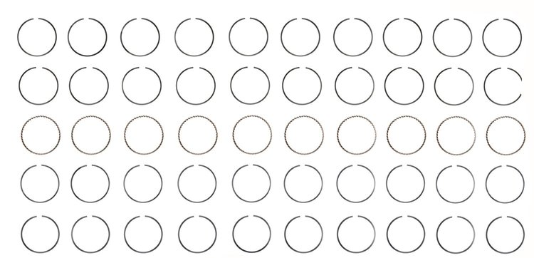 S102310-STD Piston Ring Set for 2004-2006 Dodge 8.3L [Standard Size]