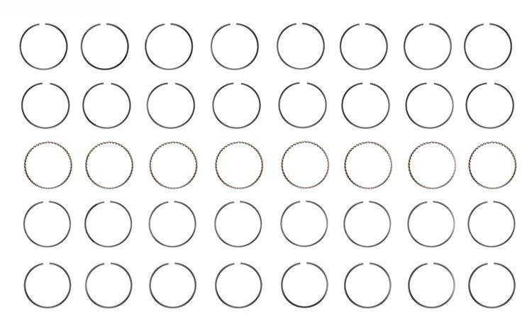 S10488-STD Piston Ring Set for 2006-2014 Chevrolet 7.0L [Standard Size]