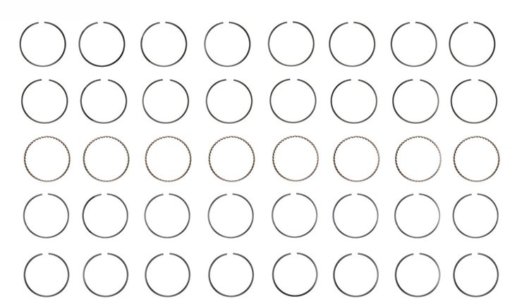 S39118-STD Piston Ring Set for 1992-2003 Dodge 5.2L [Standard Size]