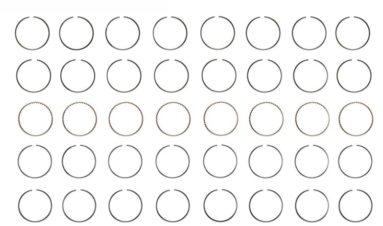 S40728-STD Piston Ring Set for 2010-2015 Chevrolet 6.2L [Standard Size]