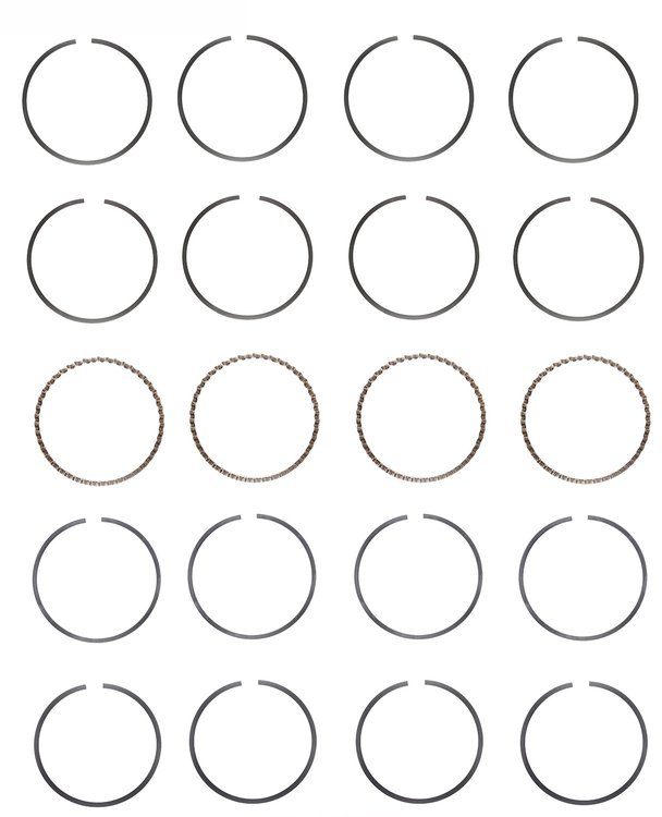 S74144-.50 Piston Ring Set for 1992-1998 Toyota 1.5L [0.50 mm Undersize]