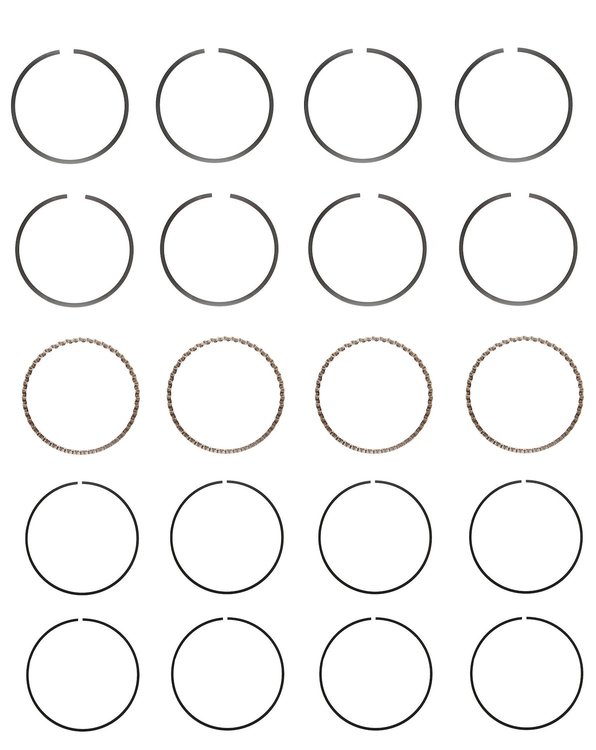 S75254-STD Piston Ring Set for 1999-2000 Chevrolet 1.6L [Standard Size]