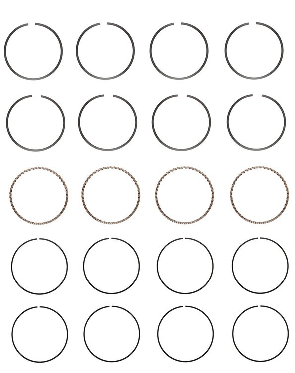 S75534-STD Piston Ring Set for 1993-2002 Hyundai 1.5L [Standard Size]