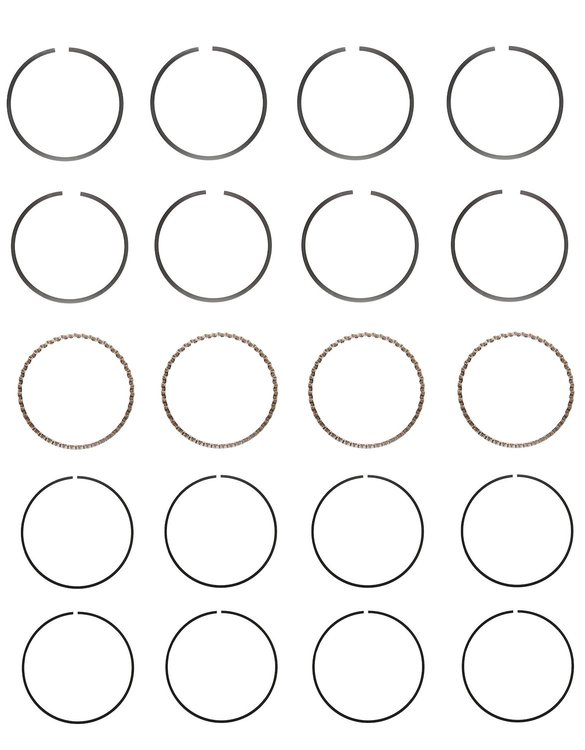 S79124-STD Piston Ring Set for 1999-2002 Chevrolet 1.8L [Standard Size]