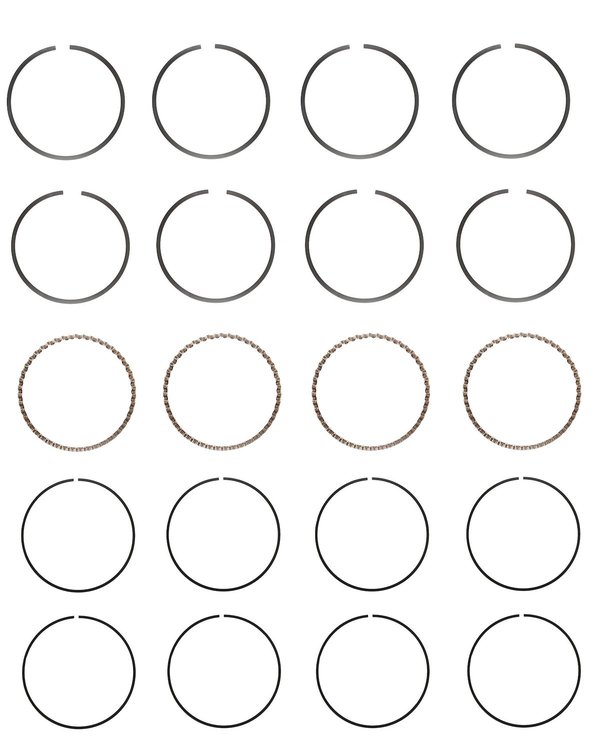 S79134-STD Piston Ring Set for 1999-2007 Daewoo, Chevrolet 1.6L [Standard Size]
