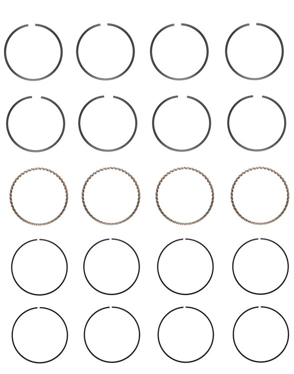 S80514-STD Piston Ring Set for 2008-2014 Pontiac, Toyota, Scion 1.8L [Standard Size]