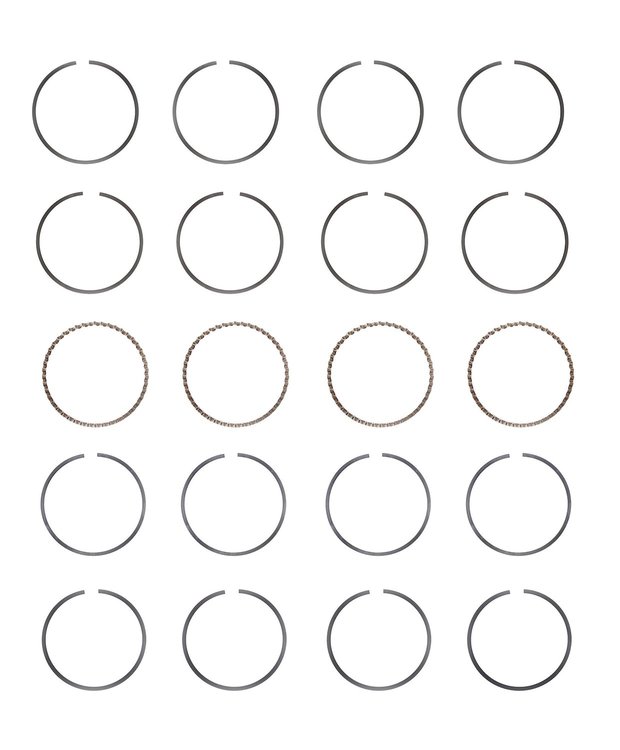 S81314-STD Piston Ring Set for 1990-2001 Acura, Honda 1.6L, 1.7L, 1.8L [Standard Size]