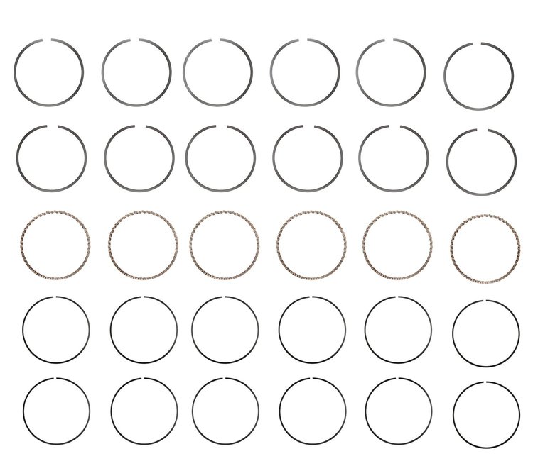 S82526-.50 Piston Ring Set for 1992-2006 Audi, Volkswagen 2.8L, 3.0L [0.50 mm Undersize]