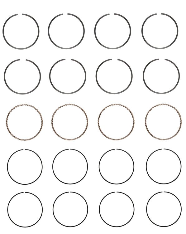 S84124-STD Piston Ring Set for 1999-2000 Chevrolet 2.0L [Standard Size]