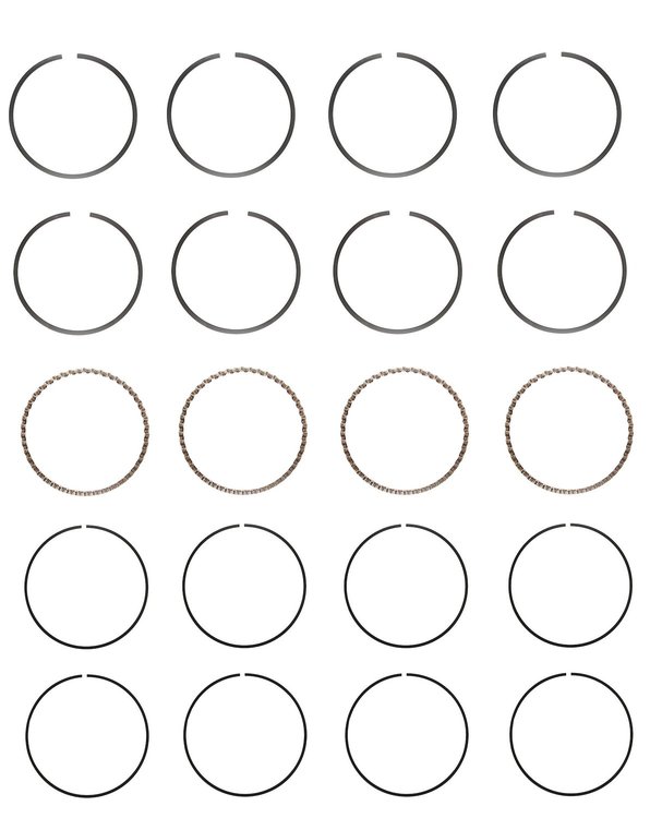 S84214-100 Piston Ring Set for 1997-2001 Honda 2.0L [+0.100 in. Oversize]