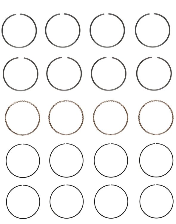 S86134-STD Piston Ring Set for 2009-2014 Chevrolet 2.0L, 2.2L [Standard Size]