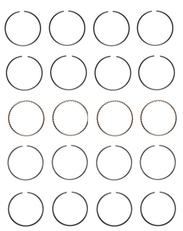 S86534-STD Piston Ring Set for 1994-2005 Chrysler, Dodge, Eagle 2.4L [Standard Size]