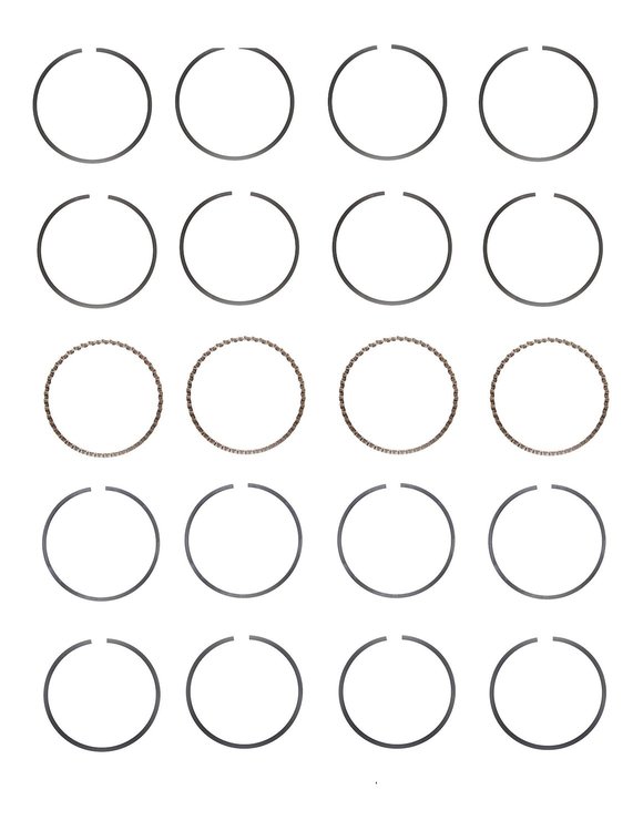 S86634-STD Piston Ring Set for 1998-2002 Isuzu, Acura, Honda 2.3L [Standard Size]