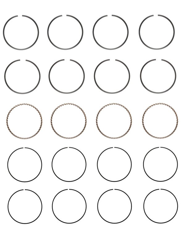 S86714-STD Piston Ring Set for 2001-2011 Acura, Honda, Toyota 2.0L [Standard Size]